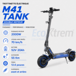 Trottinette Électrique Ecoxtrem M41 Tank à double moteur